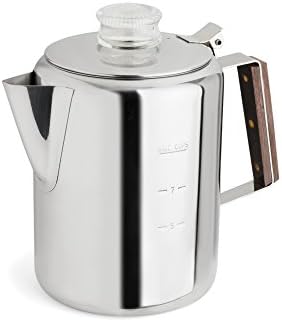 Fox Run 9-Cup Rapid Brew Stainless Steel Stovetop Coffee Percolator by foxrunbrands