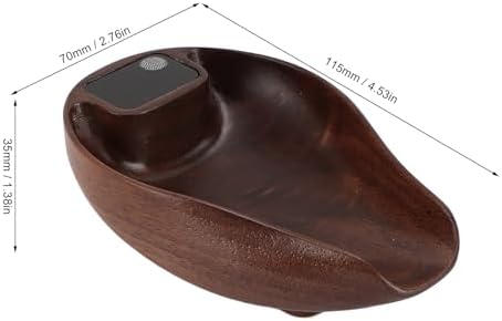 Wooden Tea Scale Coffee Scale Digital Kitchen 0.1g 0.01oz High Accuracy 0.3-200g Rechargeable Pocket Sized for Baking Cooking Tea Pour Over Coffee with Elegant Walnut Design - Image 4