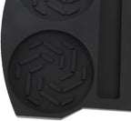 Bewinner Coffee Tamping Station Silicone Storage Mat for 51mm 53mm 58mm Handle - Distributor Tamper Stand, Large Storage Space for Coffee Distribution Tools, Accessories, and Tamper Handle - Image 7
