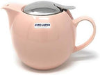 Zero Japan Bee House Round Teapot For One, 24 Oz - Ceramic Tea Pot with Stainless Steel Lid and Infuser, Smooth-Pour Spout, Diswasher and Microwave Safe Tea Pots (Pink) - Image 2