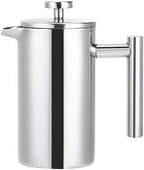 350ml Coffee Press Maker, Stainless Steel French Press Pot with Double Layer Insulation for Home Use by Unknown