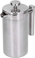 Gavigain French Press Coffee Maker, Stainless Steel French Press Coffee Maker Double Wall Metal Insulation Coffee Press & Tea Brewer for Good Coffee and Tea Home Office (1000ml) by Gavigain