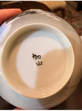 SODEF Vintage Japanese Tea Cup and Saucer Set 6.8 fl oz Thin Porcelain Delicate Design for Coffee Tea Espresso refined Drinkware for Special Occasions and Everyday Use - Gray - Image 3