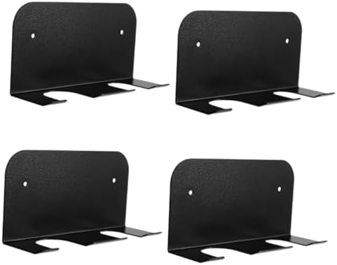 Cabilock 4pcs Wall-Mounted Coffee Portafilter Holder Espresso Filter Storage Rack Adhesive Backing Easy to Clean and Install for Home Kitchen Organization by cabilock