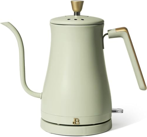 1-Liter Electric Gooseneck Kettle 1200 W, Drew Barrymore (Sage Green) by Unknown