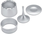 Normcore 58mm 2-in-1 Magnetic Dosing Cup, Espresso Dosing Funnel with Portafilter Dosing Cup, Barista Coffee Grinder Dosing Tools Fit 58 mm Basket, Silver - Image 3