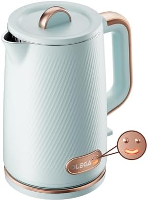 OLEGA Electric Tea Kettle: 1200W Fast Boil Electric Water Kettles 1.5L by OLEGA
