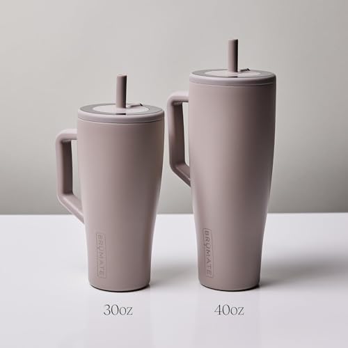 BrüMate Era 30 oz Tumbler with Handle & Straw | 100% Leakproof Insulated Water Bottle Tumbler with Lid & Flexible SoftSip Straw | Made of Stainless Steel | Cup Holder Friendly | 30oz (Java) - Image 5