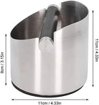 Espresso Coffee Knock Box, Coffee Grounds Container Box, Stainless Steel Rubber Coffee Dump Bin for Home (Stainless steel color small size (FC-04-1)) - Image 2