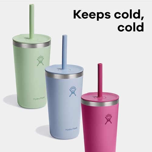 Hydro Flask All Around Tumbler Straw Lid, Insulated Travel Mug, Stainless Steel Coffee Cup 28 Oz Reef - Image 5