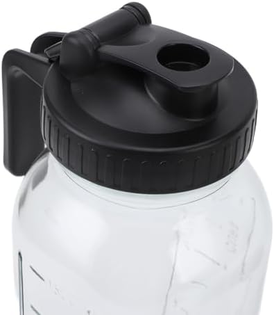 Cold Brew Coffee Maker Jar with Stainless Steel Filter Thick Glass Iced Coffee Pitcher Spout Lid Handle for Home Office Use Brew Overnight Dishwasher (2000ml) - Image 4