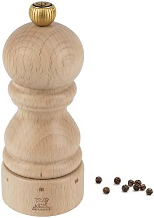 Peugeot Paris Pepper Mill, u'Select, 4.75 in, Natural, PEFC Beech Wood by Unknown
