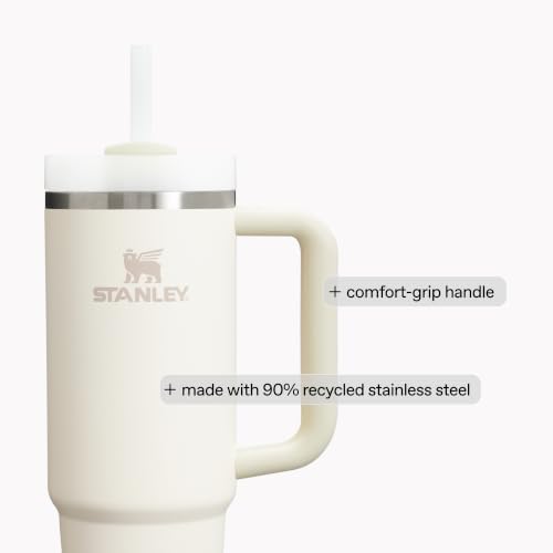 STANLEY Quencher H2.0 Flow State Tumbler, 40 oz, Peach Whip Gloss - Image 6