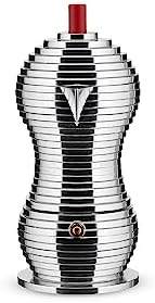 Alessi MDL02/3 R "Pulcina" Stove Top Espresso 3 Cup Coffee Maker in Aluminum Casting Handle And Knob in Pa, Red - Image 2