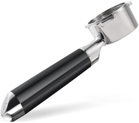 2024 upgrade 54mm Bottomless Portafilter | Bottomless Naked Portafilter | Fits Breville Barista Express and 54mm Breville Machines, Black - Image 7