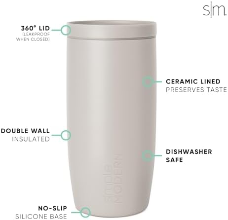 Simple Modern Halloween Travel Coffee Mug 360° Lid | 16oz | Stamps - Image 5