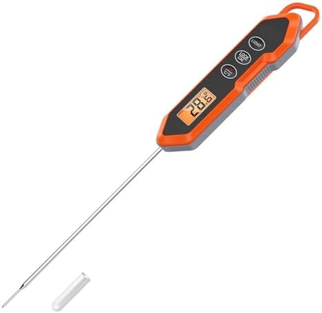 Waterproof Meat BBQ Thermometer Digital Instant Reading Cooking Kitchen for Oven Milk by Unknown