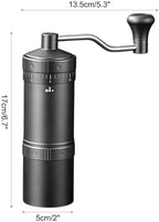 Manual Coffee Grinder,Burr Coffee Bean Grinder with External Adjustable Grind Setting & 5/7 Star Stainless Steel Conical Burr for Pour Over Espresso - Image 4