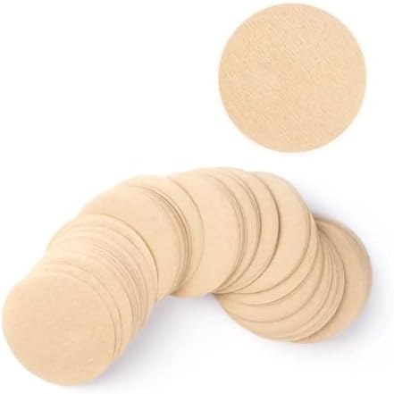 57mm/63mm Coffee Filter Paper Coffee Maker Replacement Professional Filters Paper Compatible with Aeropress Compatible with Portafilter Coffee Kitchen Tools(100Pcs 63mm) by Unknown