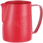 Elegant Stainless Steel Frothing Cup Coffee Pitcher Milk Cream Espresso Latte Art Jug for Barista Coffee Bar(400ml,Red) by Unknown