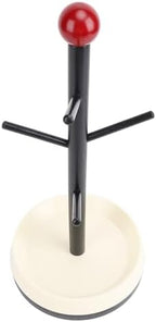 Mug Holder Tree, 6 Hooks Mug Holder Tree, Wooden Coffee Cup Holder Mug Tree Rack Stand Ideal for Countertop Standard Use (A) - Image 3