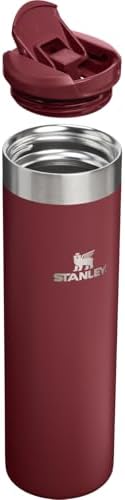 Stanley AeroLight Transit Bottle 20 oz | Locking Drink Through Lid | Leak Resistant Water Bottle or Coffee Travel Mug | Lightweight Insulated Stainless Steel | BPA-Free | Cranberry - Image 2