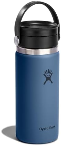 Hydro Flask Flex Sip Coffee Tumbler – Insulated Stainless Steel, Non Spill, Leak Proof Travel Coffee Cup 16 Oz Harbor Blue - Image 2