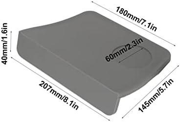 2PCS Espresso Tamper Mat Silicone Coffee Mat with Tamper Coffee Tamping Mat for Espresso Tamping Station7.1×5.7in(51mm-grey) - Image 2