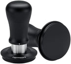 Normcore 58mm Coffee Tamper V5, Spring-loaded Espresso Tamper with Titanium Coating Flat Base, Anodized Aluminum Handle and Silcone Stand, Black - Image 3