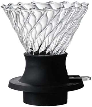 Immersion Dripper Coffee Maker Set Glass 02 Dripper Pour Over Coffee Making Set Immersion Dripper Switch Drip Coffee Accessories(Dripper-Transprent) by Unknown