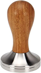 DIBTSA Espresso Coffee Stirrer WDT Distribution Tool and 51mm Espresso Tamper with 304 Stainless Steel Flat Base and Wooden Handle - Image 6