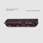 Wall Mounted Coffee Station Organizer, Coffee Tamper Holder Station 58mm Portafilter Storage Shelf Accessories Organizer Rack for Bar Home Office - Image 6