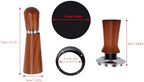 Asixxsix 51mm Espresso Accessories Kit, Tamper, Dosing Funnel, Tamper Mat - Image 7