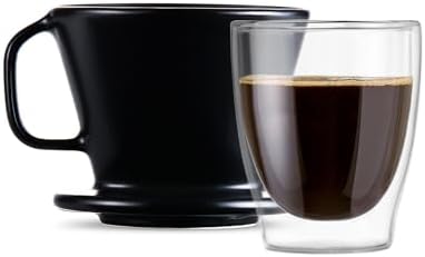Tchibo Coffee Filter, Hand Filter, 101 Size, Dishwasher Safe, Ceramic, Black by TchiboCoffee