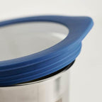 Tramontina 4-Pc Food Storage Containers with Silicone Lids - Blue - Image 4