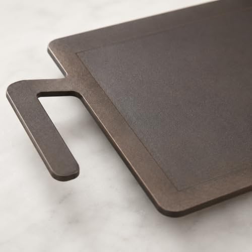 Made in USA Carbon Steel Griddle with Grill Press – 2-Burner Stovetop Griddle, Professional-Grade Cookware, Induction Compatible - Image 6