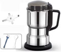 Electric Coffee Grinder, Stainless Steel, with Cleaning Brush and Spoon, for Coffee Beans and Spices by Unknown