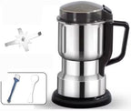 Electric Coffee Grinder, Stainless Steel, with Cleaning Brush and Spoon, for Coffee Beans and Spices by Unknown