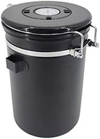 FixtureDisplays® Airtight Sealed Coffee Bean Storage Canister with Expiration Date Dial - Co2 Valve Vacuum Sealed Coffee Container with Scoop for Beans Grounds 15436 - Image 2