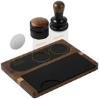 Coffee Tamping Station Wooden Silicone Espresso Tamper Mat for 51-58mm Home Barista Coffee Accessories - Image 3