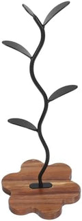 Generic Wood Mug Tree Holder: Mug Rack Wooden Stand Cup Rack Holder Teacup Tree Stand Kitchen Cup Hooks Desktop Storage Organizer for Kitchen Bathroom Light Brown by Unknown
