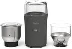 Martha Stewart Electric Coffee & Spice Grinder with Dual Bowls, Caviar Gray by MarthaStewart