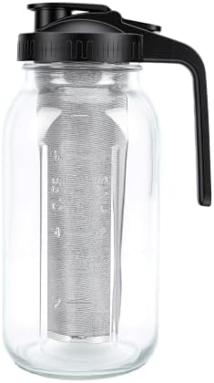 ASHATA 64oz Glass Cold Brew Coffee Maker, LeakProof Lid - Image 3