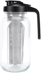 GOWENIC Cold Brew Coffee Maker 64oz Glass Pitcher with Fine Filter - Image 5