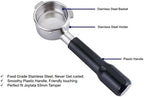 54mm Bottomless Portafilter Compatible with Breville Espresso Machine BES840XL-BES870XL-BES870BSXL-BES878BSS-BES880BSS Stainless Steel Portafilter with Filter Basket Handle-ABS Plastic - Image 2