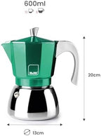 IBILI - Elba Green espresso machine, 12 cups, 600 ml, cast aluminium, stainless steel base, suitable for induction - Image 2