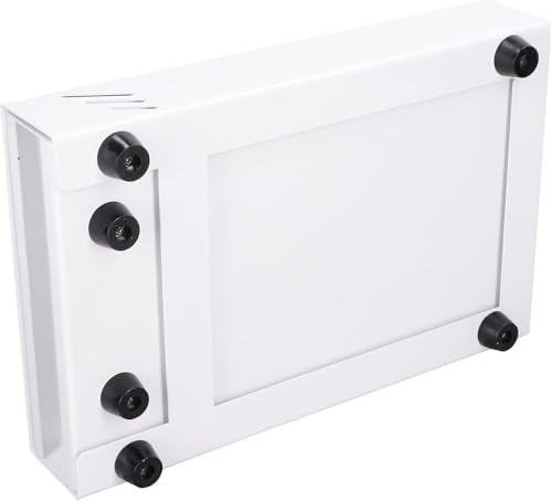 Stainless Steel Knock Box with Lid for Coffee Grounds Disposal, 28 x 18 x 5 cm Espresso Tamp Station with Removable Drawer, Non Slip Feet, Rubber Strike Pad. Suitable for Home, Cafe, Office (White) - Image 4