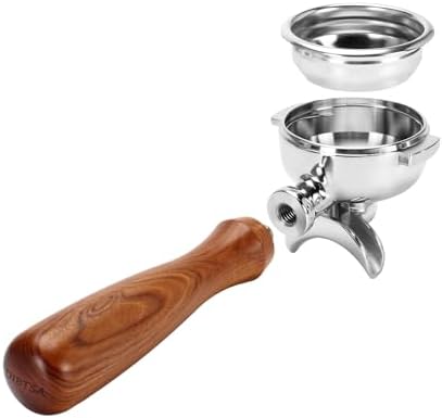 DIBTSA 58mm Portafilter Double Spouts 2 Ears Compatible with E61 Group Head, Flair 58, ECM, Rocket, Sanremo, Synesso, Slayer, Espresso Machine Parts - Image 2