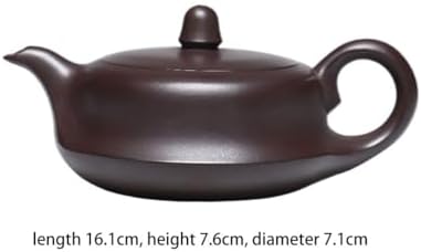 Tea Pots For Loose Tea Hand-carved Purple Clay Pot Office Teapot Conference Room Teapot Home Kung Fu Tea Set Tea Infuser Pot - Image 2