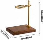Coffee Stand Pour Over Station Dripper Holder Rack With Adjustable Height Aluminum Alloy Post And Wood Base Stable Anti Slip Pads suitable for home kitchen, color to 3, Solid Wood B - Image 7